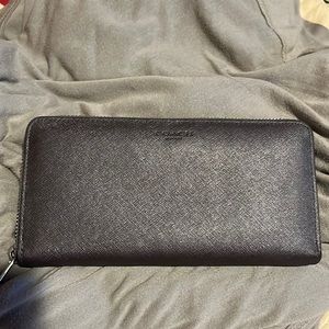 Grey Coach Accordion style wallet